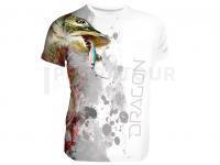 Breathable T-shirt Dragon - pike white XXL