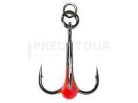 Hameçons triples Savage Gear Hot Spot Hooks SGY 1X Bn Ring Rigged #8