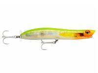 Leurre Rapala MaxRap Walk'n Roll 13cm 29g - Flake Hot Chartreuse (FHC)