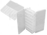 Boite Meiho Reversible 85  Two Sided Plastic Lure Case - Clear