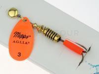 Cuiller Tournante Mepps Aglia Fluo #3 | 6.5g - Orange