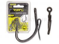 Hameçons Black Cat Gripper Ghost DG Coating 5 pcs #3/0