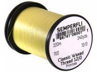 Semperfli Classic Waxed Thread 12/0 240 Yards - Primrose