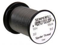 Semperfli Spyder Thread 18/0 100m 109yds 30D - Steel