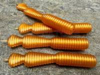 Leurres souples Great Fish GF2 Leech 60mm 1.8g - no scent - gold