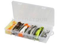 Savage Gear Cannibal Shad Kit 36pcs - M | 6.8 & 8cm | Mixed colors | #1: 1X 5G AND 2X 7.5G, #2/0: 1X 7.5G AND 2X 10G