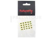 Future Fly 3D Epoxy Eyes Teardrop 7mm - FL. Yellow