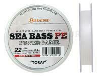Tresse Toray Sea Bass PE Power Game 8 Braided Natural 150m 12lb #0.6