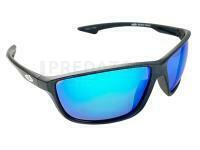 Storm WildEye Biscay Sunglasses - Matte Black Blue Glass
