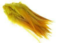 Rooster Saddle Feather - Copper Olive