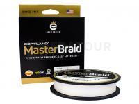 Tresse Cortland Master Braid 150 yds White 10lb | .006 in | .152 mm