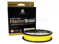 Tresse Cortland Master Braid 150 yds Yellow 10lb | .006 in | .152 mm