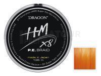 Tresse Dragon HM X8 P.E. Braid Fluo Orange 135m 0.12mm