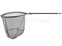 Dragon Epuisette Oval landing nets with soft mesh, with latch mesh lock