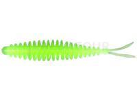 Quantum Leurre Souple Magic Trout T-Worm V-Tail 6.5cm Cheese - neon green