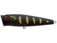 Leurre Mustad Burpy Popper 6.5cm 6.3g - Black Peacock
