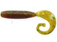 Leurre Souple Reins Fat G-Tail Grub 3 inch - 565 Motor Oil Green Flake