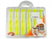 Leurre Souple Reins Fat Rockvibe Shad 4 inch - 129 Glow Chart Silver