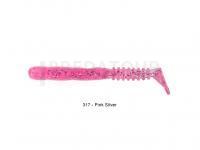 Leurre Souple Reins Rockvibe Shad 1.2 inch - 317 Pink Silver