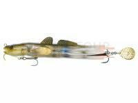 Leurre Savage Gear 3D Burbot Tube 10" 25cm 190g - White Sucker