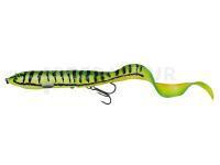 Leurre Savage Gear 3D Hard Eel 17cm 50g Slow Sinking 2+1 - Firetiger Fluo