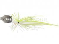 Leurre Savage Gear Crazy Swim Jigs 12.5cm 14.5g #3/0 tail 10cm - Yellow White