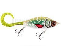 Leurre Strike Pro Guppie Downsize 9cm - Glitter Pike – Green/Gold Glitter