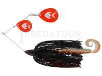 Spinnerbait Westin MonsterVibe Colorado Blades 65g - Black Mamba