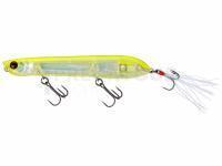 Leurre Yo-Zuri 3DB Pencil Popper 4-3/8 in | 110 mm | 1/2 oz | 15 g - Prism Chartreuse Silver (R1444-PCLS)