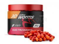 Match Pro Top Worms Wafters 3D Duo 8mm - Strawberry