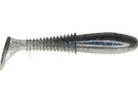 Leurre souple Dragon Invader Pro  5cm - Pearl/Clear Smoked - blue/black glitter