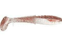 Leurre souple Dragon Invader Pro  5cm - White/Clear - red glitter