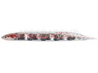 Leurre souple Fish Arrow Flash-J Shirasu SW 3" - 125 Clear Red Lame/Silver