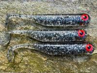 Leurres souples Great Fish GF1 49mm 1g - no scent - glitter graphite