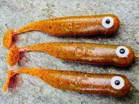 Leurres souples Great Fish GF1 49mm 1g - no scent - motor oil red