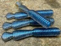 Leurres souples Great Fish GF2 Leech 60mm 1.8g - no scent - blue pearl