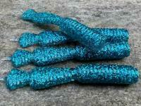 Leurres souples Great Fish GF2 Leech 60mm 1.8g - no scent - glitter blue