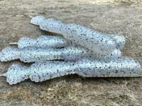 Leurres souples Great Fish GF2 Leech 60mm 1.8g - no scent - white pearl