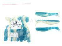 Leurre souple Manns Predator 3 Two-color 80mm BU W