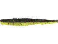 Leurres Westin Ned Worm Slim 5.5cm 1.5g - Black/Chartreuse