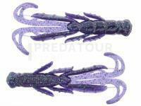 Leurres X Zone Lures Scented Stealth Creature 2.75" 7cm - Black Blue Flake