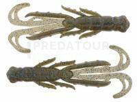 Leurres X Zone Lures Scented Stealth Creature 2.75" 7cm - Green Pumpkin Blue Flake