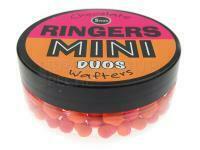 Ringers Chocolate Orange Duos Wafters Mini 8x5mm - Orange and Pink