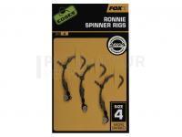 Fox Edges Ronnie Spinner Rigs #4 x 3pcs