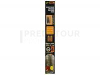 Fox Edges Wide Gape Beaked PVA Bag Rigs - 20lb Size 8 Brown & Green