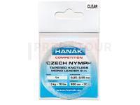 Hanak Bas de ligne mouche Czech Nymph Tapered Knotless Mono Leader