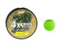 Tresse Jaxon Crius 4X Ultralight Flash Green 150m - 0.082mm