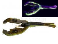 Leurres Quantum 4street B-Ass Craw 10cm 7g - green pumpkin chartreuse UV