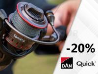 20 % de réduction sur DAM, Quick, Effzett et Madcat !