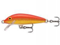 Leurre Rapala Original Floater 5cm - Gold Fluorescent Red